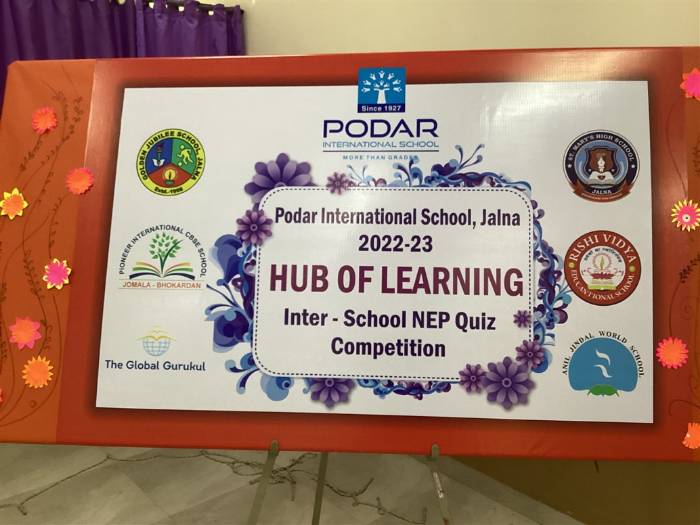 Hub of Learning Inter School Teachers NEP Quiz Competition - 2022 - jalna-devmurti